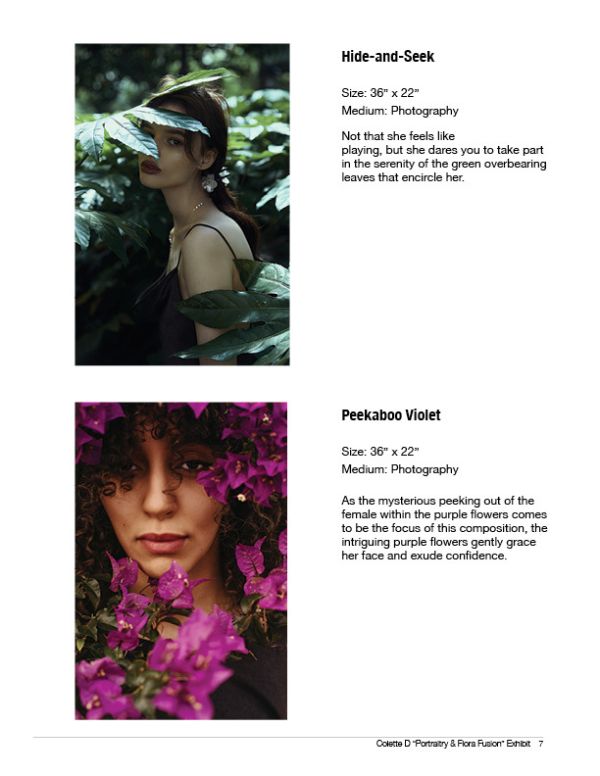 Catalog spread images Hide and Seek and Peekaboo Violet